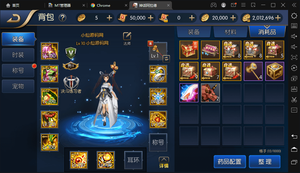 【神话阿拉德】横版闯关手游最新整理+Linux商业学习手工端版本+语音视频教程+安卓苹果双端+运营后台+详细搭建教程+西西亲测 手游源码 第2张-西西源码屋