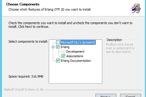 【架设工具】架设环境Erlang  otp_win64_20.0