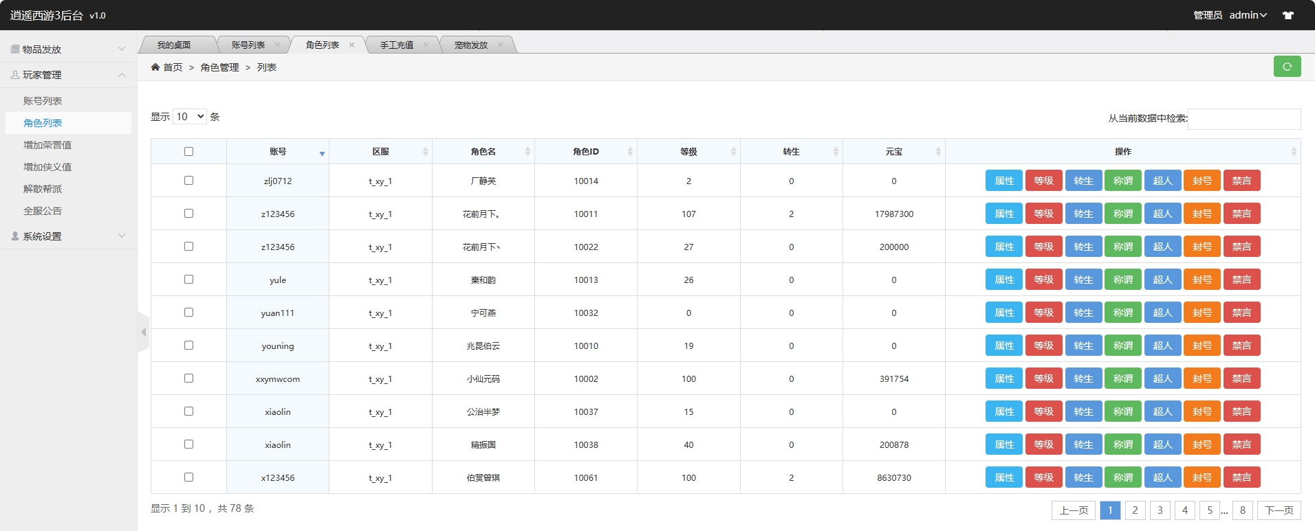 【逍遥西游】回合制无涯XY版本VM单机一键端+Linux学习手工端+视频教程+GM充值后台+西西亲测 精品手游 第9张-西西源码屋